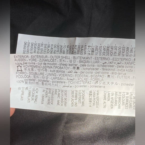 ZARA Genuine Leather Jacket Brand New Size S - Picture 10 of 16